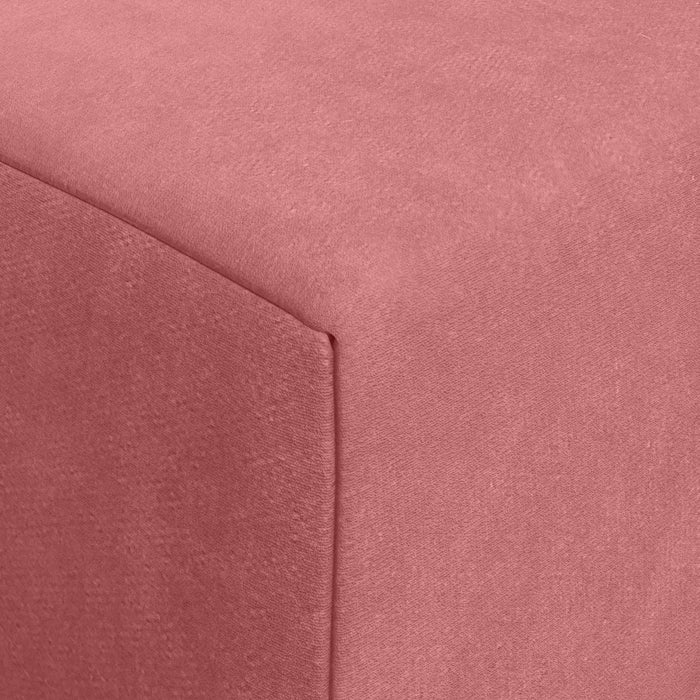 Canapea Pat Pliabilă Roz 200 x 70 x 10 cm Catifea - WALTI WALTI