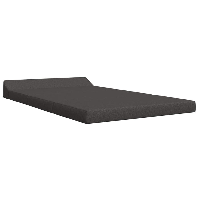 Canapea Pat Pliabilă Gri închis 120 x 60 x 49 cm Țesătură - WALTI WALTI