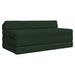 Canapea Pat Pliabilă Verde închis 120 x 60 x 49 cm Țesătură - WALTI WALTI