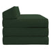 Canapea Pat Pliabilă Verde închis 120 x 60 x 49 cm Țesătură - WALTI WALTI