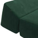 Canapea Pat Pliabilă Verde închis 120 x 60 x 49 cm Țesătură - WALTI WALTI