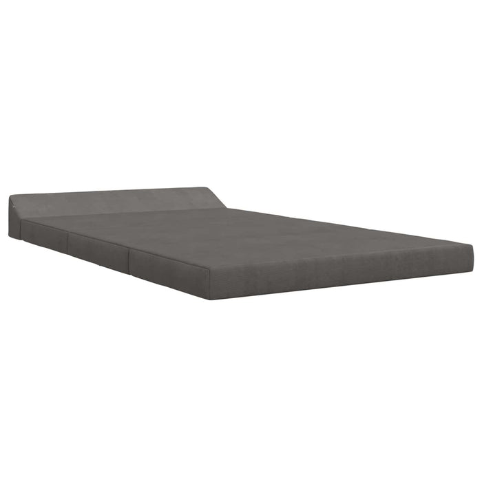 Canapea Pat Pliabilă Gri închis 120 x 60 x 49 cm Țesătură - WALTI WALTI