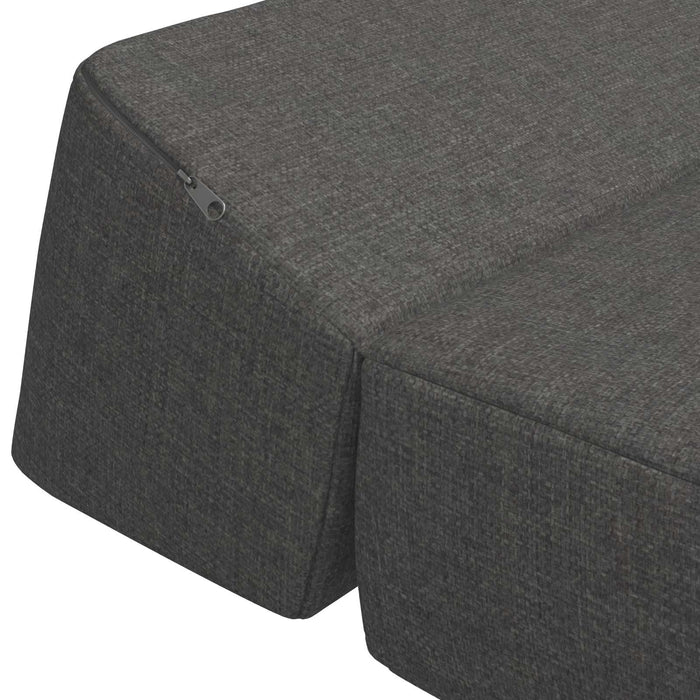Canapea Pat Pliabilă Gri închis 60 x 70 x 41 cm Țesătură - WALTI WALTI