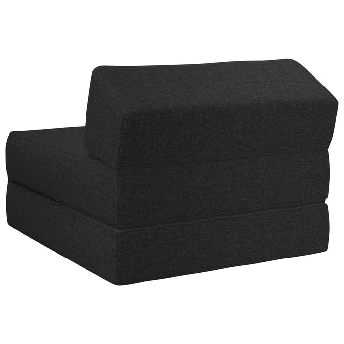 Canapea Pat Pliabilă Negru 60 x 70 x 41 cm Țesătură - WALTI WALTI