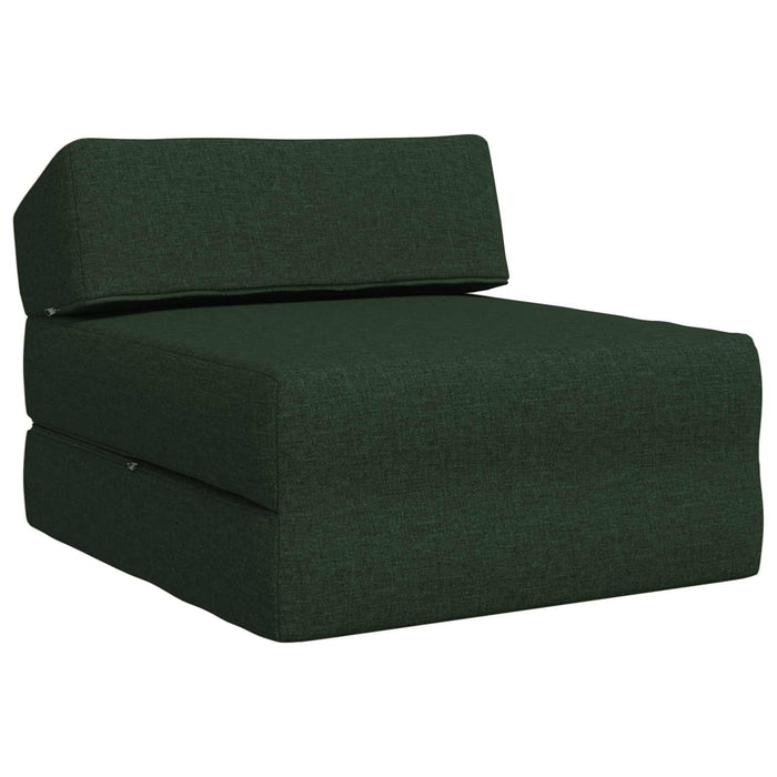 Canapea Pat Pliabilă Verde închis 60 x 70 x 41 cm Țesătură - WALTI WALTI