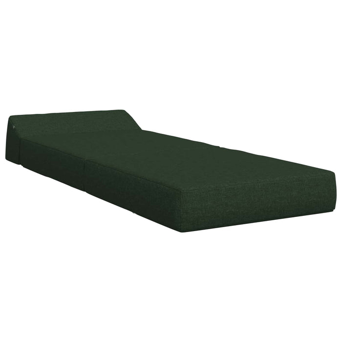 Canapea Pat Pliabilă Verde închis 60 x 70 x 41 cm Țesătură - WALTI WALTI