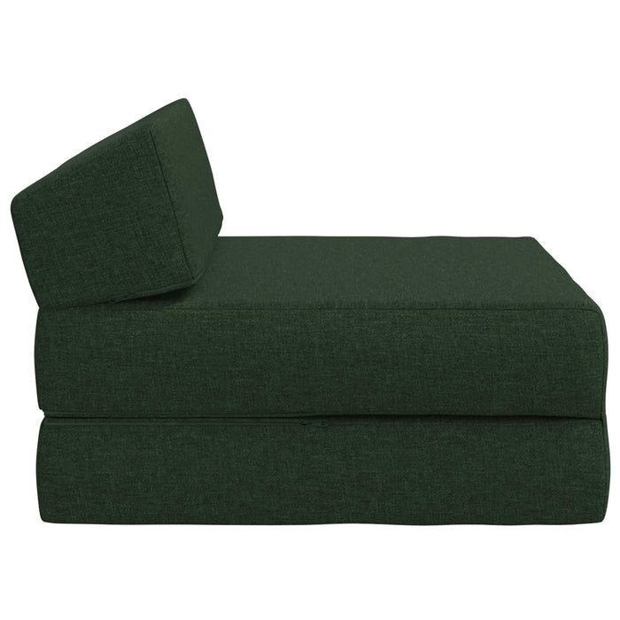 Canapea Pat Pliabilă Verde închis 60 x 70 x 41 cm Țesătură - WALTI WALTI