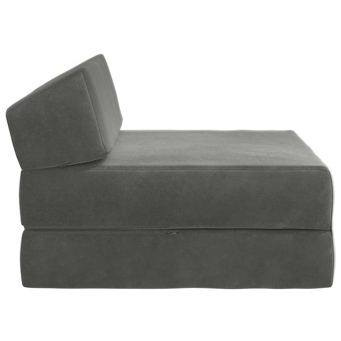 Canapea Pat Pliabilă Gri închis 60 x 70 x 41 cm Țesătură - WALTI WALTI