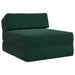 Canapea Pat Pliabilă Verde închis 60 x 70 x 41 cm Țesătură - WALTI WALTI