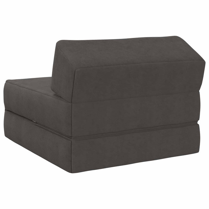 Canapea Pat Pliabilă Gri închis 60 x 70 x 41 cm Țesătură - WALTI WALTI
