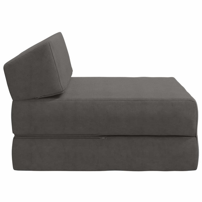 Canapea Pat Pliabilă Gri închis 60 x 70 x 41 cm Țesătură - WALTI WALTI