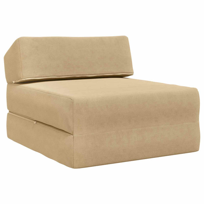 Canapea Pat Pliabilă Verde gri 60 x 70 x 41 cm Țesătură - WALTI WALTI