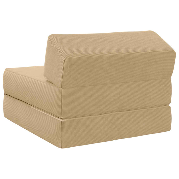 Canapea Pat Pliabilă Verde gri 60 x 70 x 41 cm Țesătură - WALTI WALTI
