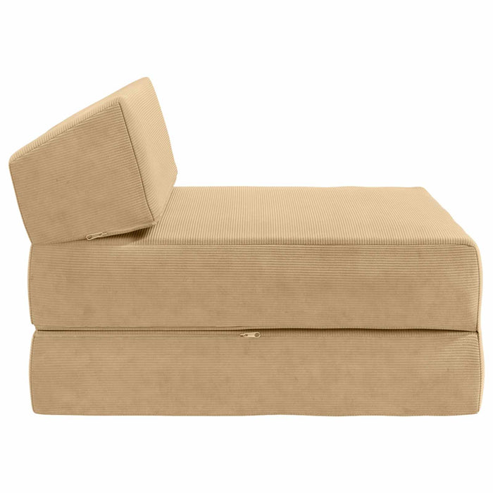 Canapea Pat Pliabilă Verde gri 60 x 70 x 41 cm Țesătură - WALTI WALTI