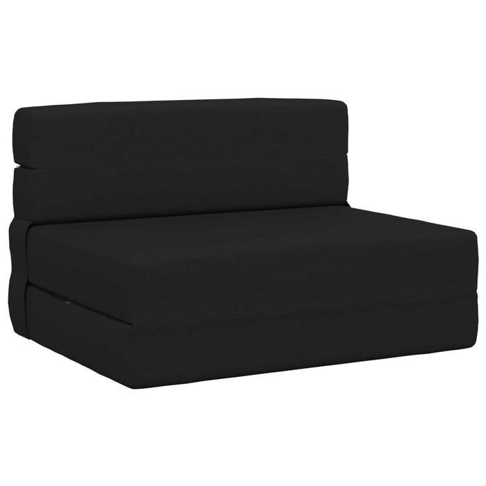 Canapea Pat Pliabilă Negru 70 x 72 x 60 cm Țesătură - WALTI WALTI