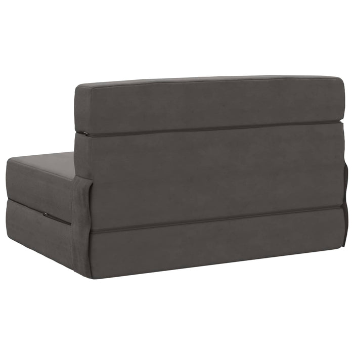 Canapea Pat Pliabilă Gri închis 70 x 72 x 60 cm Țesătură - WALTI WALTI