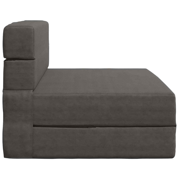 Canapea Pat Pliabilă Gri închis 70 x 72 x 60 cm Țesătură - WALTI WALTI