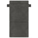 Canapea Pliantă cu Pat Gri închis 190 x 70 x 15 cm Catifea - WALTI WALTI