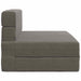 Canapea Pliantă cu Pat Gri deschis 190 x 70 x 15 cm - WALTI WALTI