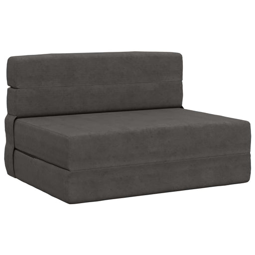 Canapea Pliantă cu Pat Gri închis 190 x 70 x 15 cm - WALTI WALTI