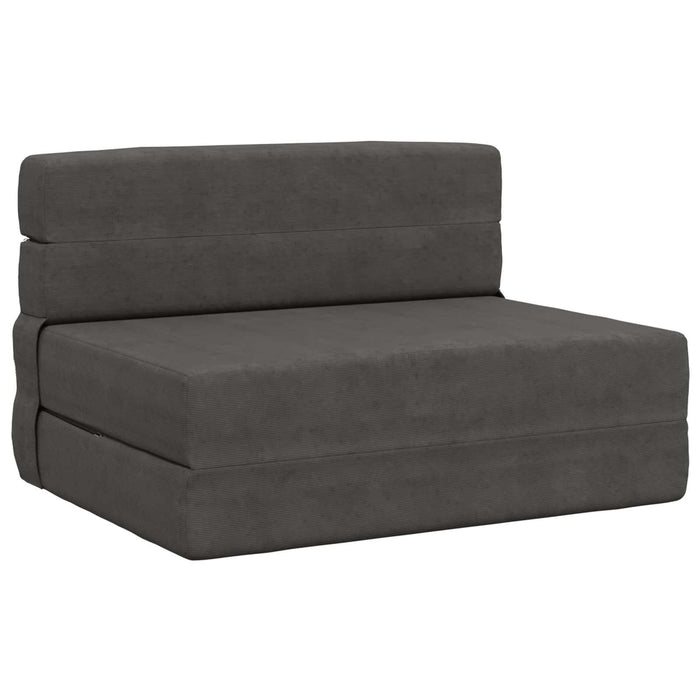 Canapea Pliantă cu Pat Gri închis 190 x 70 x 15 cm - WALTI WALTI