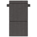 Canapea Pliantă cu Pat Gri închis 190 x 70 x 15 cm - WALTI WALTI