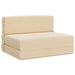 Canapea Pliantă cu Pat Crem 190 x 100 x 15 cm - WALTI WALTI