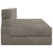 Canapea Pliantă cu Pat Gri deschis 203 x 152 x 15 cm Catifea - WALTI WALTI