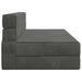 Canapea Pliantă cu Pat Gri închis 203 x 152 x 15 cm Catifea - WALTI WALTI