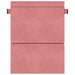 Canapea Pliantă cu Pat Roz 203 x 152 x 15 cm Catifea - WALTI WALTI
