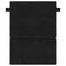 Canapea Pliantă cu Pat Negru 203 x 152 x 15 cm Catifea - WALTI WALTI