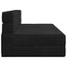 Canapea Pliantă cu Pat Negru 203 x 152 x 15 cm Catifea - WALTI WALTI