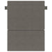 Canapea Pliantă cu Pat Gri deschis 203 x 152 x 15 cm - WALTI WALTI