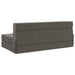 Canapea Pliantă cu Pat Gri deschis 203 x 152 x 15 cm - WALTI WALTI