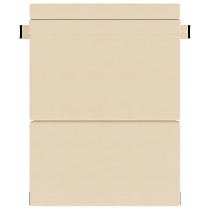 Canapea Pliantă cu Pat Crem 203 x 152 x 15 cm - WALTI WALTI