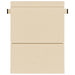 Canapea Pliantă cu Pat Crem 203 x 152 x 15 cm - WALTI WALTI