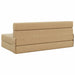 Canapea Pliantă cu Pat Verde deschis gri 203 x 152 x 15 cm - WALTI WALTI