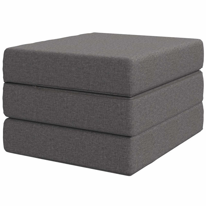 Canapea Pat Pliabilă 75 x 63 x 45 cm Gri deschis - WALTI WALTI