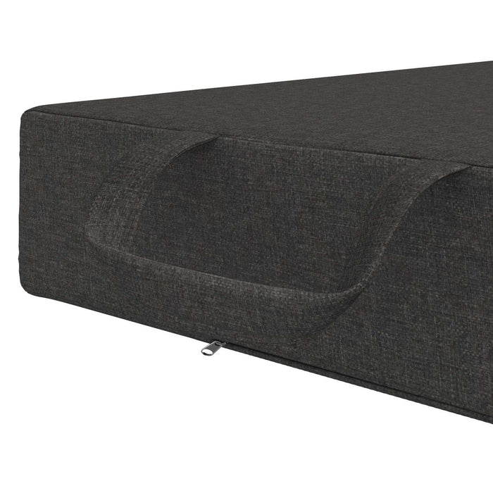 Canapea Pat Pliabilă 75 x 63 x 45 cm Gri închis - WALTI WALTI