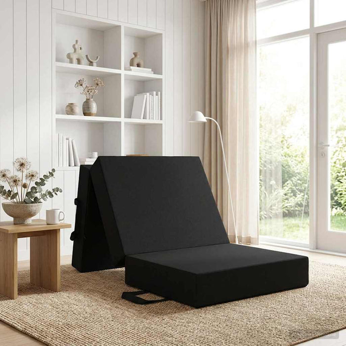 Canapea Pat Pliabilă 75 x 67 x 45 cm Negru - WALTI WALTI