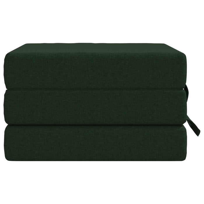 Canapea Pat Pliabilă 75 x 63 x 45 cm Verde închis - WALTI WALTI