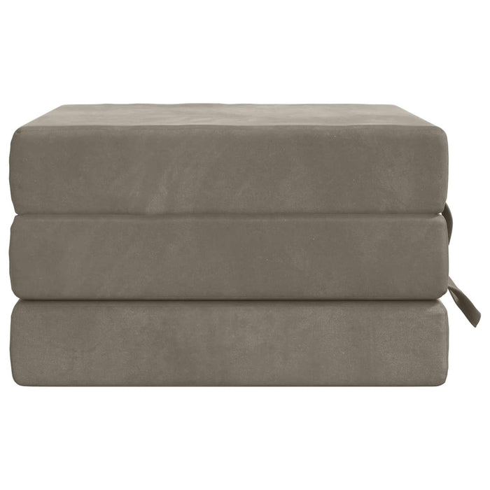 Canapea Pat Pliabilă 75 x 63 x 45 cm Gri deschis - WALTI WALTI