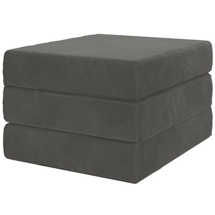 Canapea Pat Pliabilă 75 x 63 x 45 cm Gri închis - WALTI WALTI