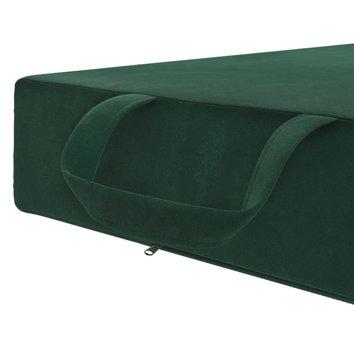 Canapea Pat Pliabilă 75 x 63 x 45 cm Verde închis - WALTI WALTI