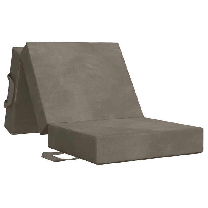 Canapea Pat Pliabilă 90 x 63 x 45 cm Gri deschis - WALTI WALTI
