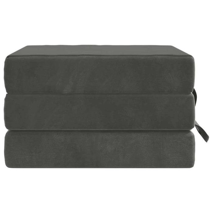 Canapea Pat Pliabilă 90 x 63 x 45 cm Gri închis - WALTI WALTI