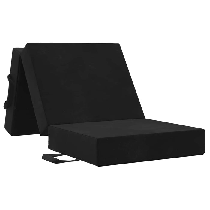 Canapea Pat Pliabilă 90 x 63 x 45 cm Negru - WALTI WALTI
