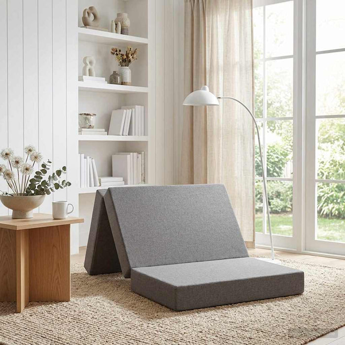 Canapea Pat Pliabilă 80 x 67 x 45 cm Gri deschis - WALTI WALTI