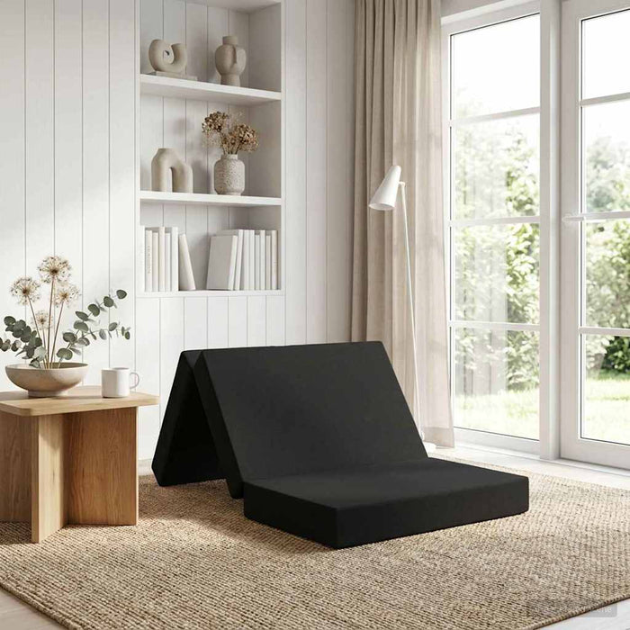 Canapea Pat Pliabilă 90 x 67 x 45 cm Negru - WALTI WALTI
