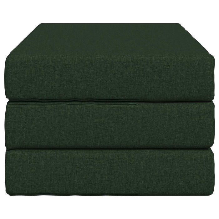 Canapea Pat Pliabilă 80 x 67 x 45 cm Verde închis - WALTI WALTI